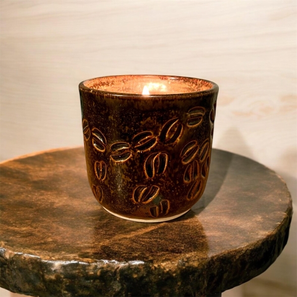 Coffee Bean Ceramic Pot
