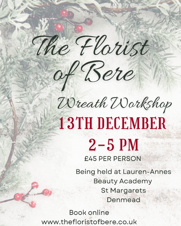 Wreath making workshop 13th December