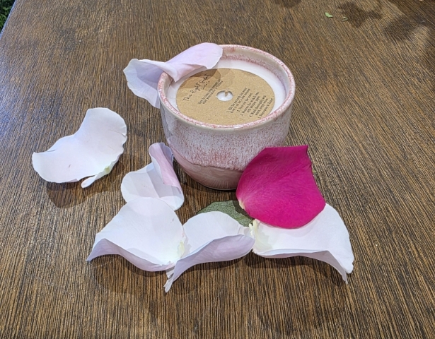 Rose Garden Ceramic Pot