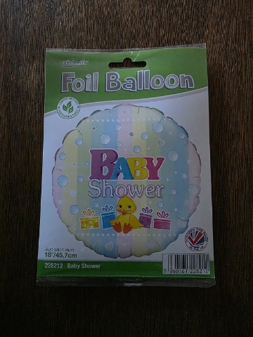 Baby shower / reveal balloon
