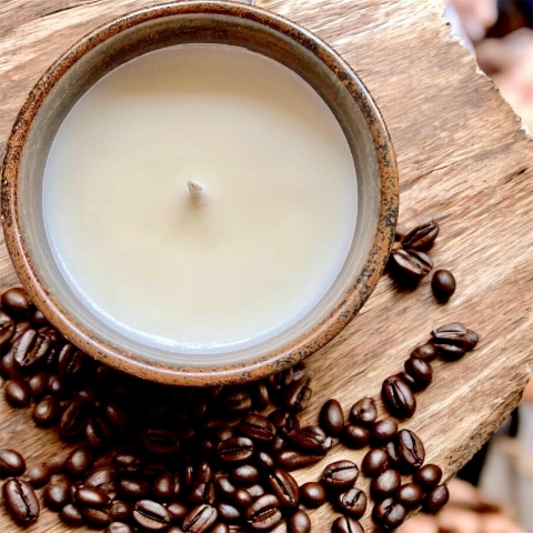 Coffee Bean Ceramic Pot