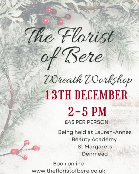 Wreath making workshop 13th December